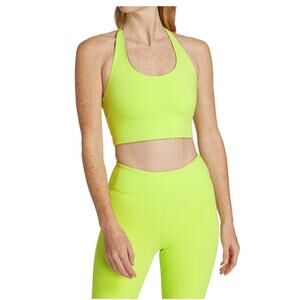 Koral Dakota Lime Blackout Sports Bra Womens Citrina Small